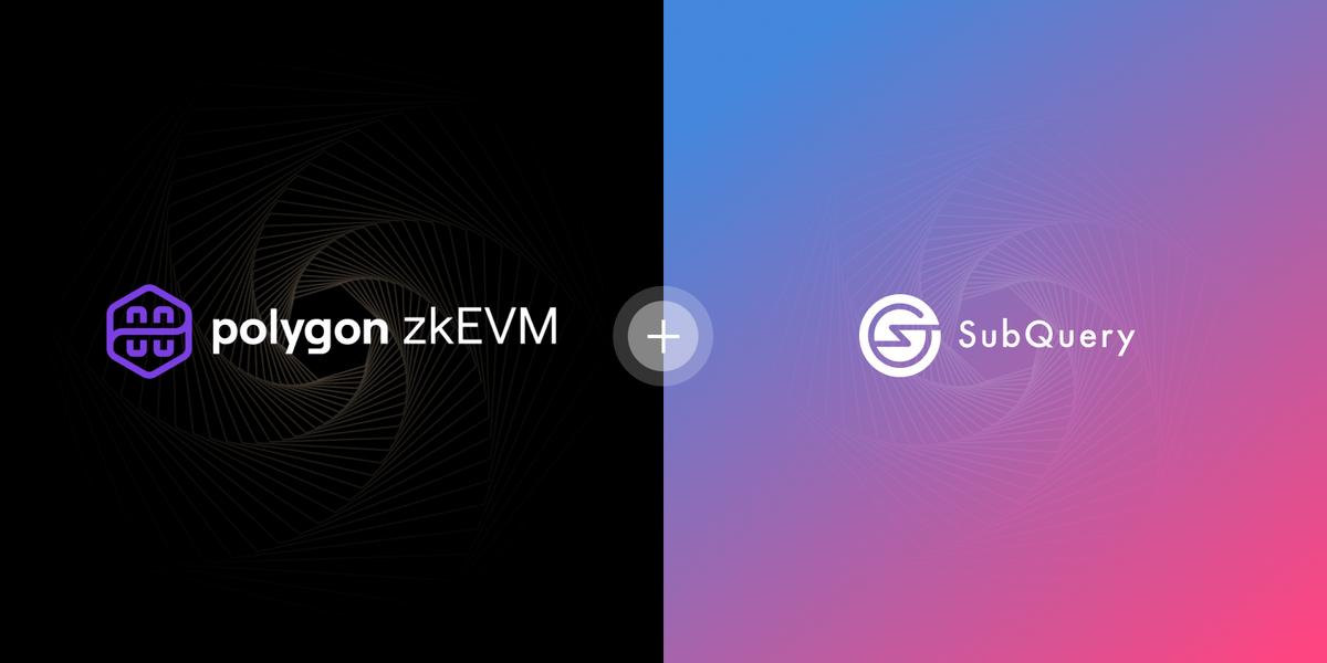 SubQuery's Data Indexing Supports Builders on Polygon zkEVM