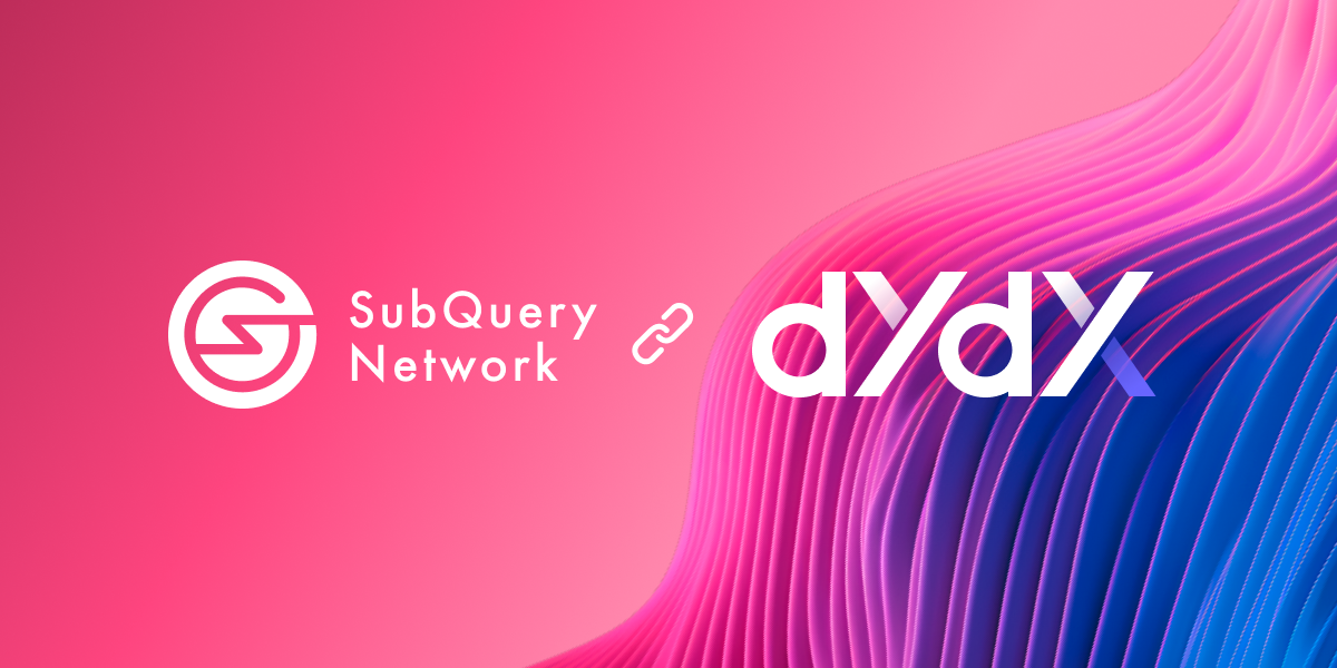 SubQuery Supports leading decentralised exchange dYdX with Rapid Fast Indexer