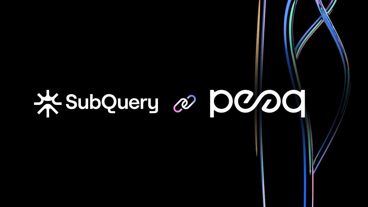 SubQuery Introduces Ultra Fast Indexing on peaq, the Layer-1 for DePIN & RWA