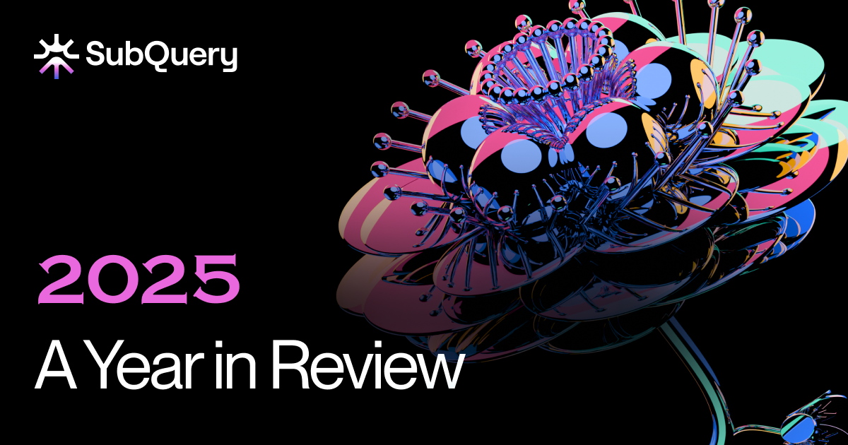 2025: The Year SubQuery Became the AI Data Layer for Web3