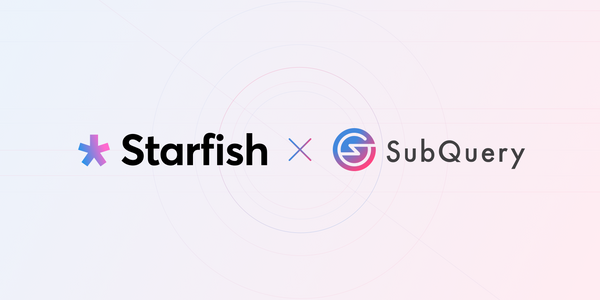 SubQuery Powers Starfish Finance with our Fast Data Indexing Tools