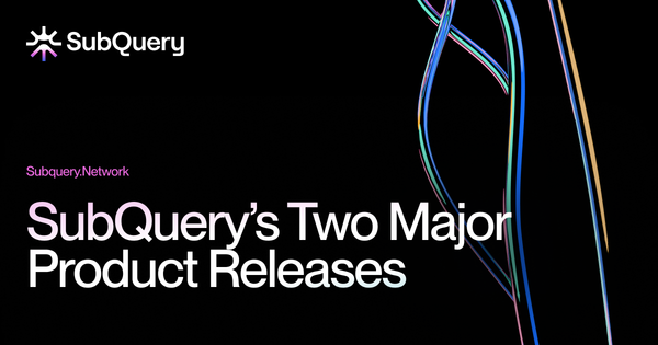 Header image for article outlining SubQuery’s two major product launches: Hermes Bittensor subnet and AskSubQuery.